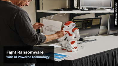 Fight Ransomware with AI Powered technology.